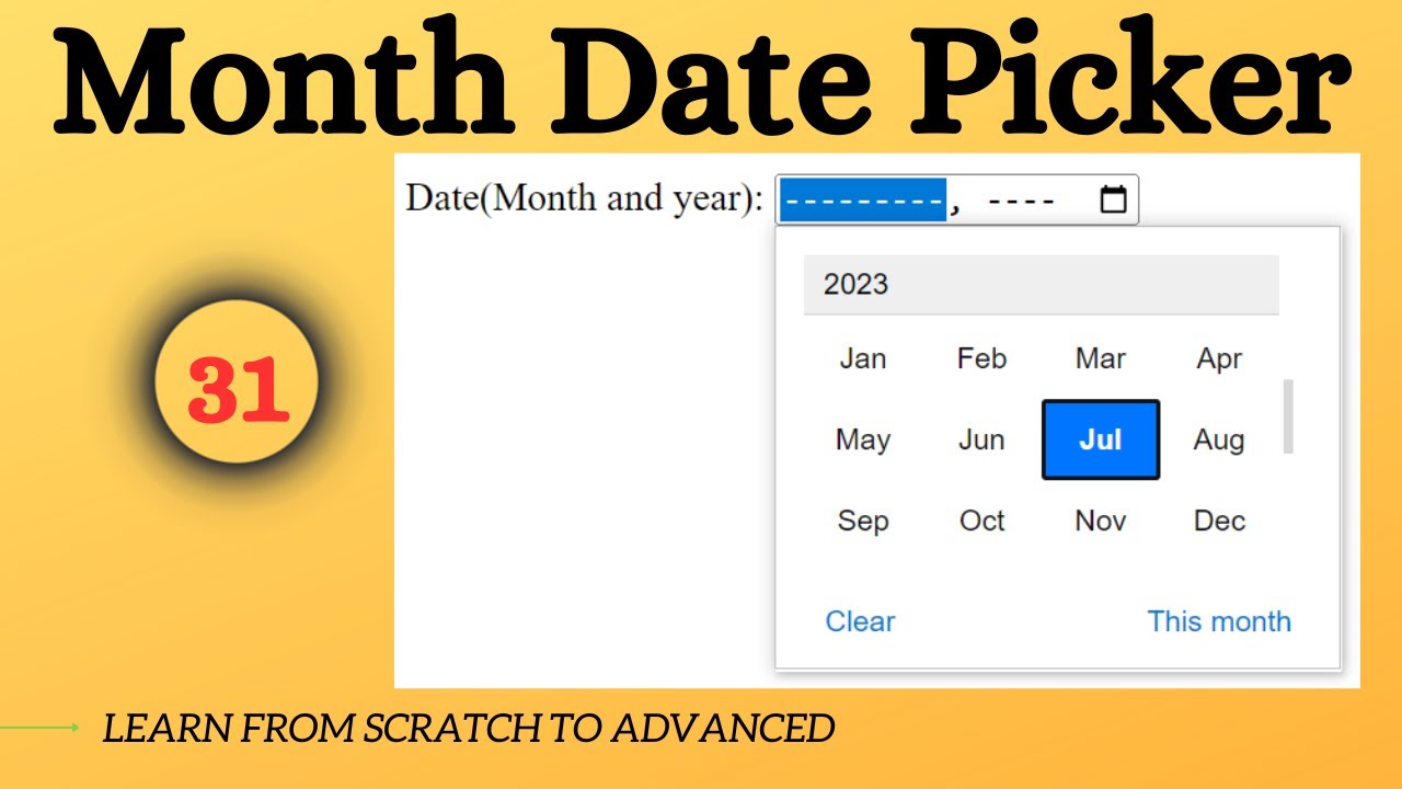 Mastering the Month Input Type in HTML: A Step-by-Step Guide