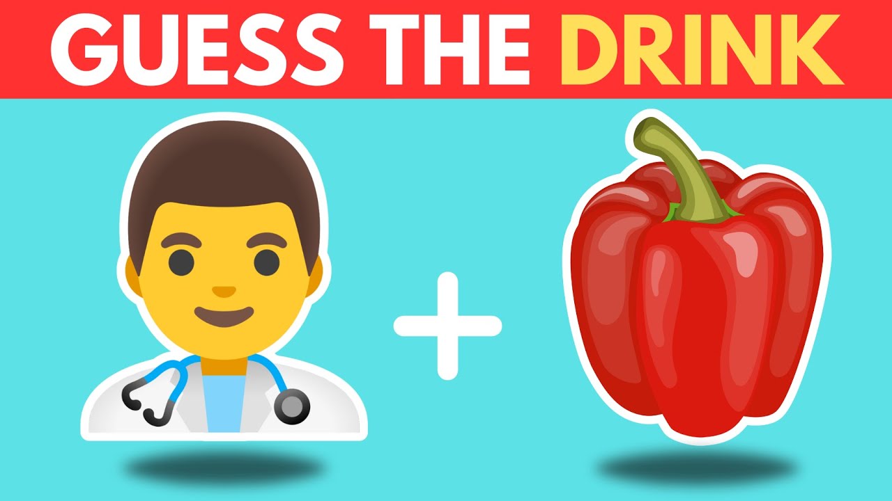 🍹 Guess The Drink Brands By Emoji | Emoji Quiz