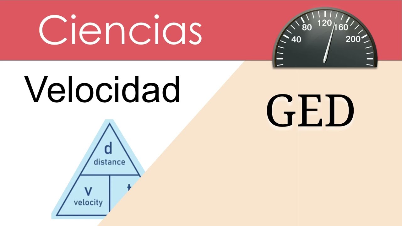 GED en Español Ciencias Velocidad Preguntas de Practica y Repaso