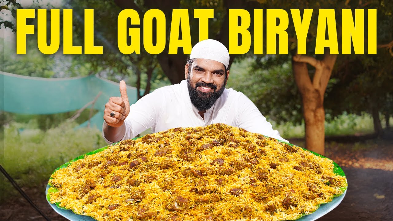 Full Goat Biryani | Mutton Biryani | Bakra Eid Special Recipe by Nawab's Kitchen official #175