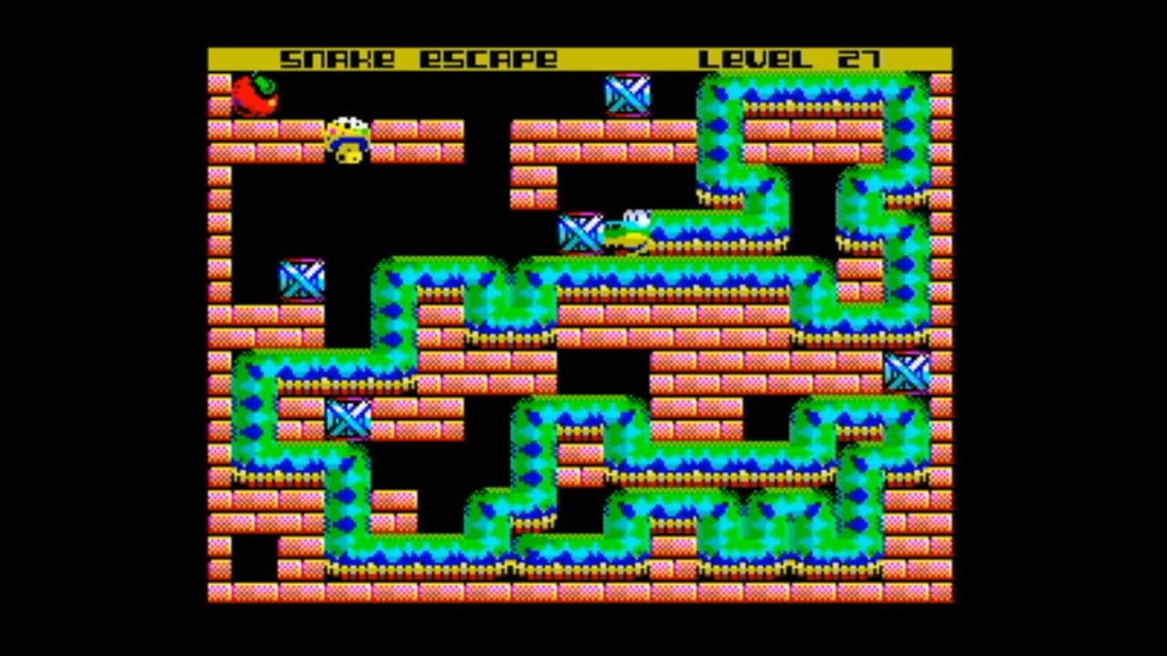 Snake Escape (2016) Walkthrough + Review, ZX Spectrum