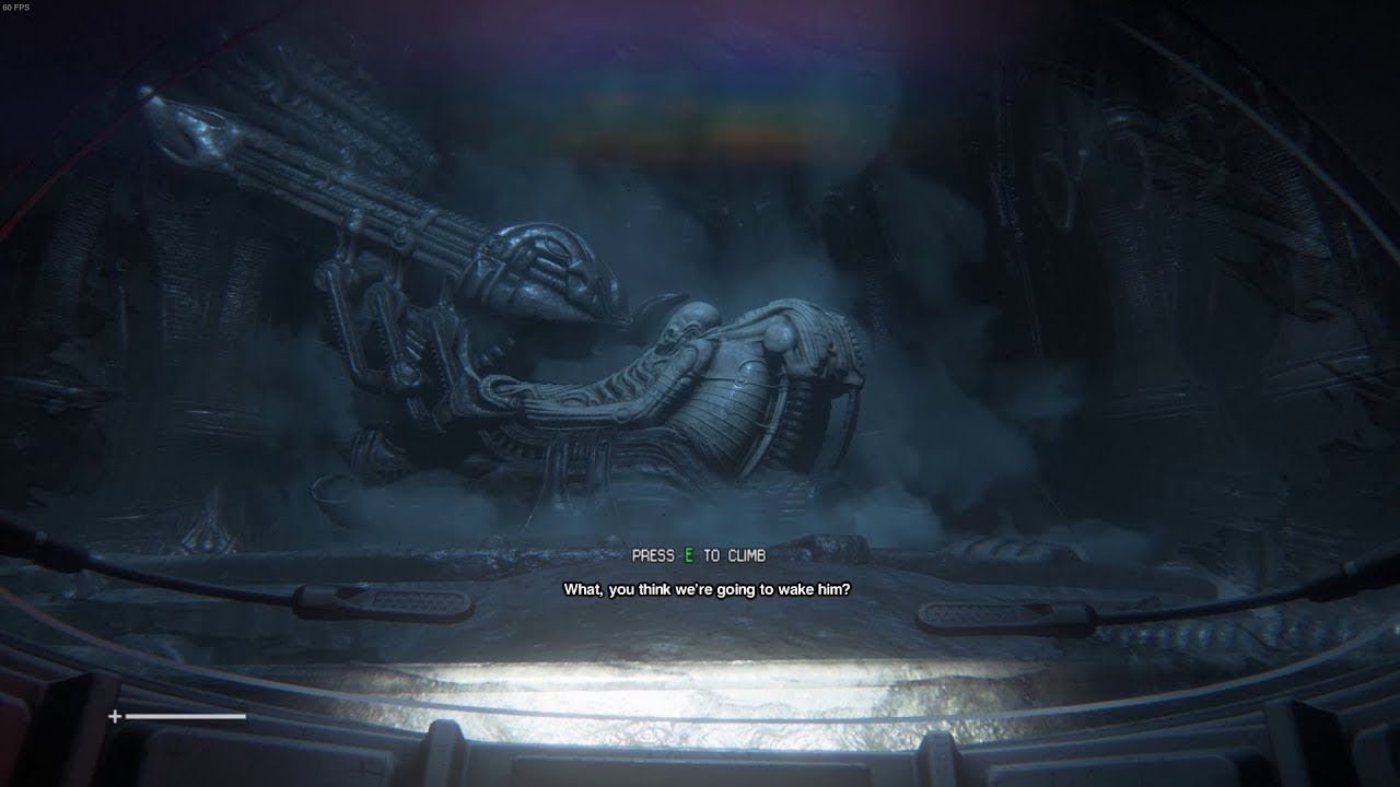 The enigmatic alien vessel, I wonder what lies within its depths. Alien isolation walk-through