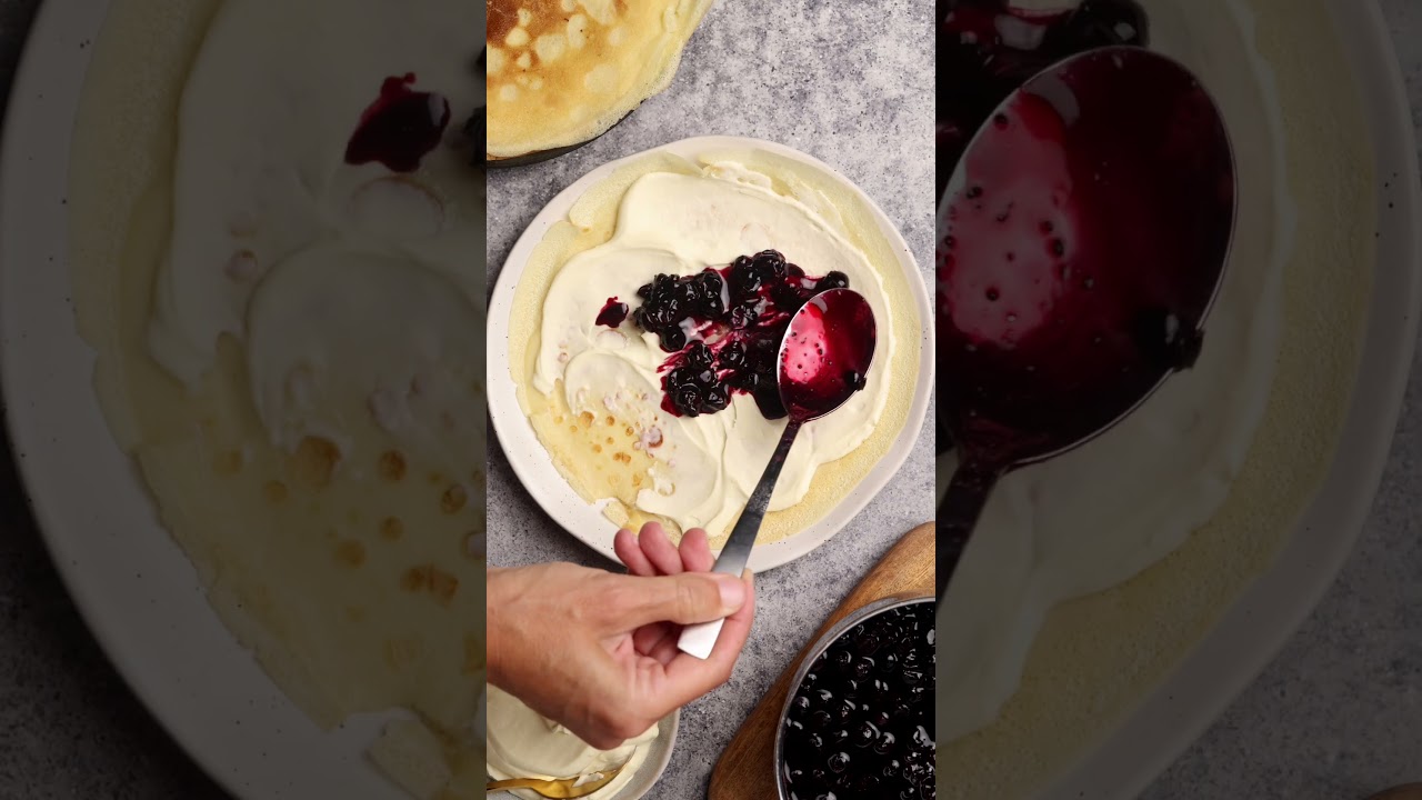 The Only Blueberry Crepe Recipe You Need