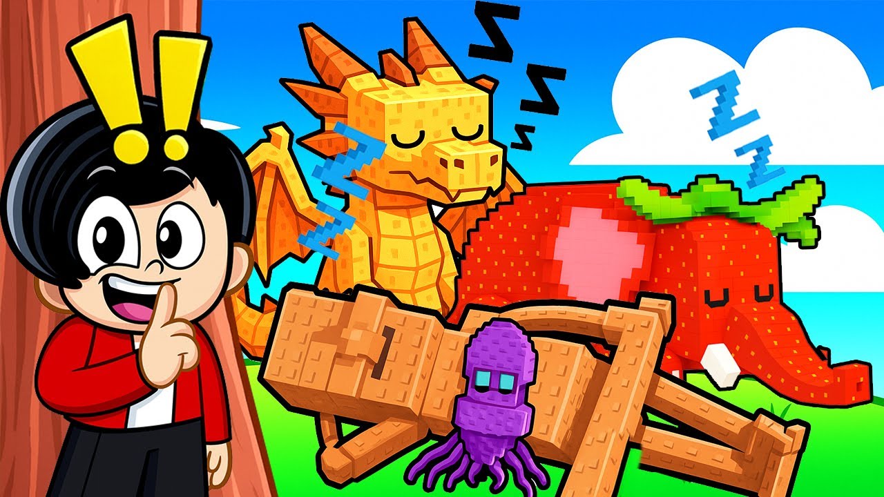 TROLLEO a MI FAMILIA en ROBA UN BRAINROT DORMIDO en ROBLOX