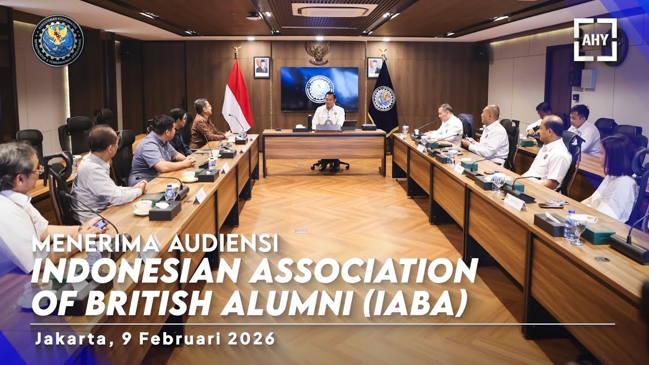 Menerima Audiensi Indonesian Association Of British Alumni (IABA)