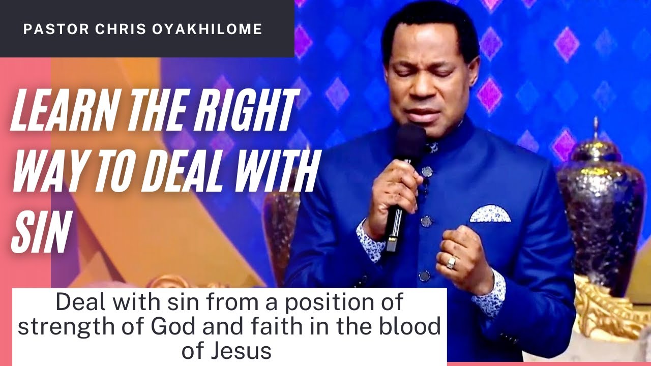 Not sure how to deal with sin? watch this | Jesus took responsibility for sins | Pastor Chris