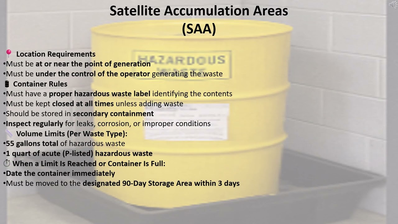 Hazardous Waste Training 2025