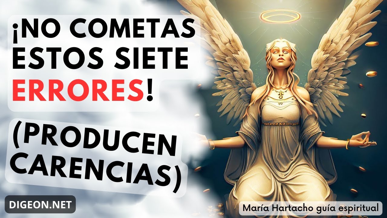 ¡TEN CUIDADO!👉 ERRORES que producen CARENCIAS💌MENSAJE de los ÁNGELES PARA TI 💌DIGEON💌🔆ABUNDIA