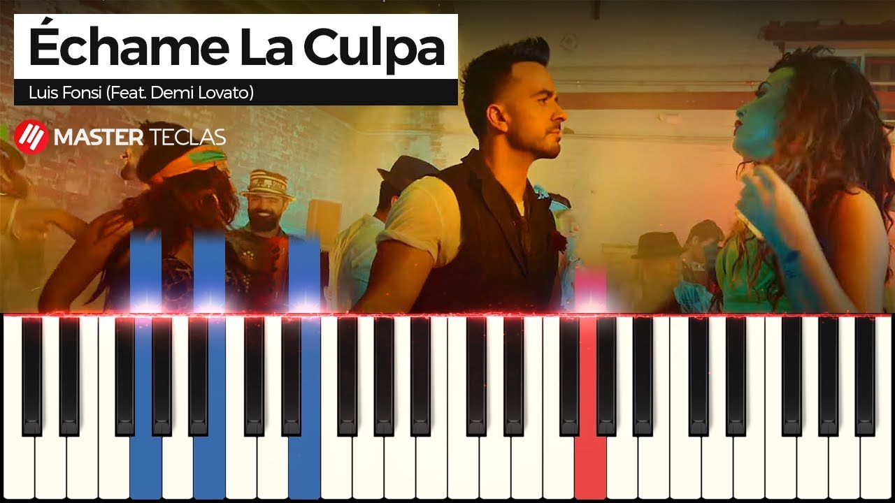 Échame La Culpa - Luis Fonsi (Feat. Demi Lovato) | Piano Tutorial