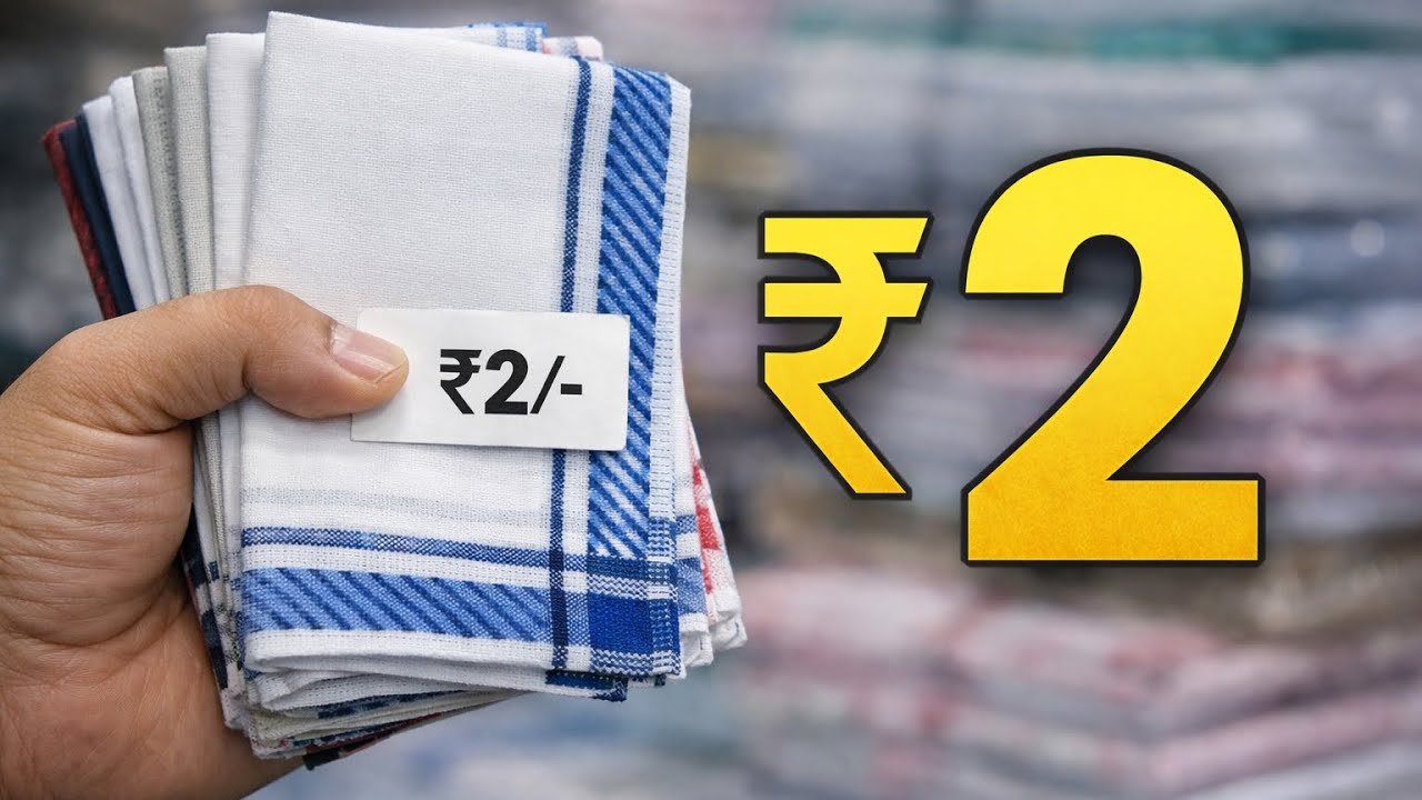 Hidden Wholesale Hankies Market Ahmedabad | ₹2 Starting Price