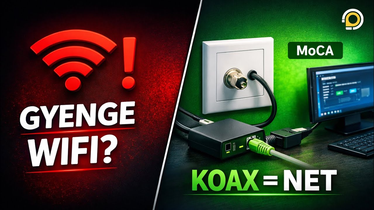 Wi-Fi helyett koax? Igen &mdash; &iacute;gy műk&ouml;dik a MoCA