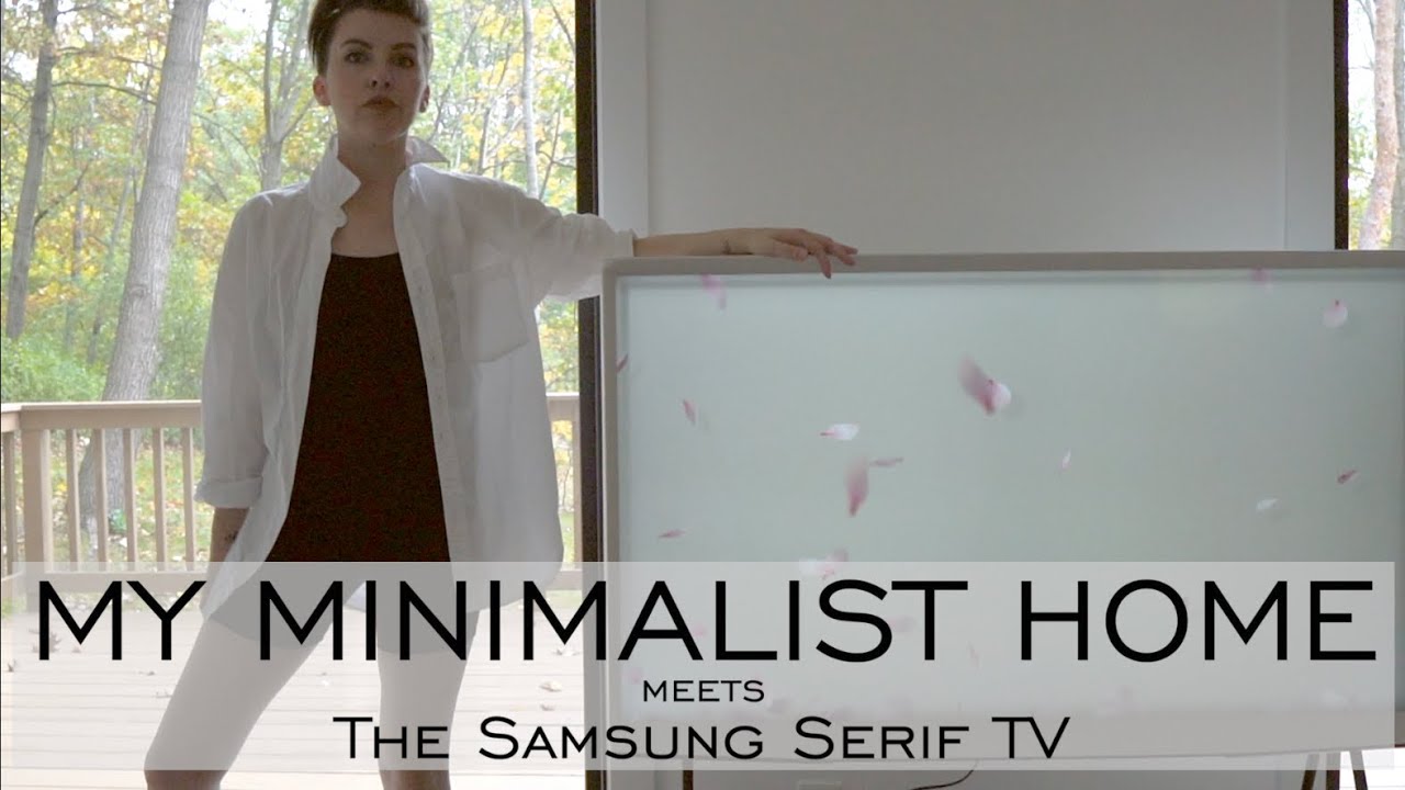 My Minimalist TV Review - Samsung Serif TV - Minimalism - Home Design - Tech - Emily Wheatley