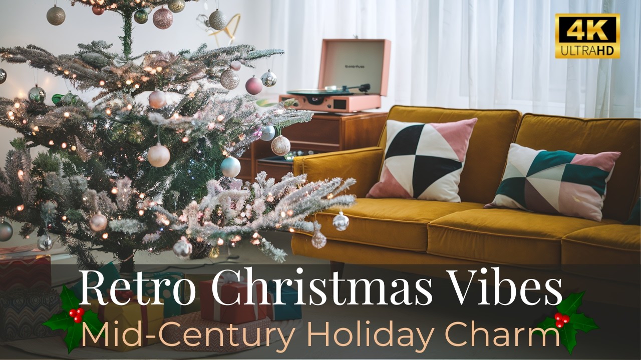 Retro Christmas Decor Ideas: Mid-Century Inspiration, Tinsel Trees & Vintage Holiday Style