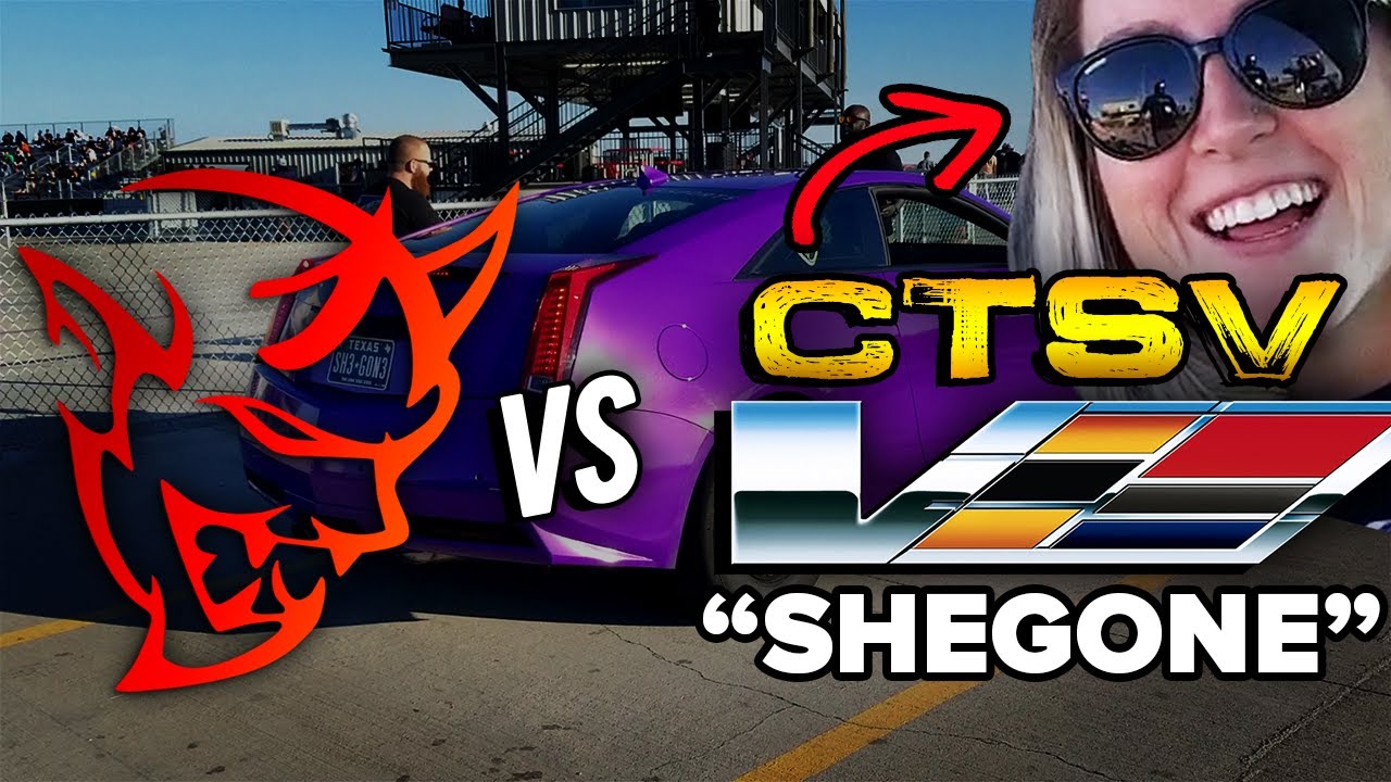 REVENGE RACE! Dodge Demon vs CTS V 