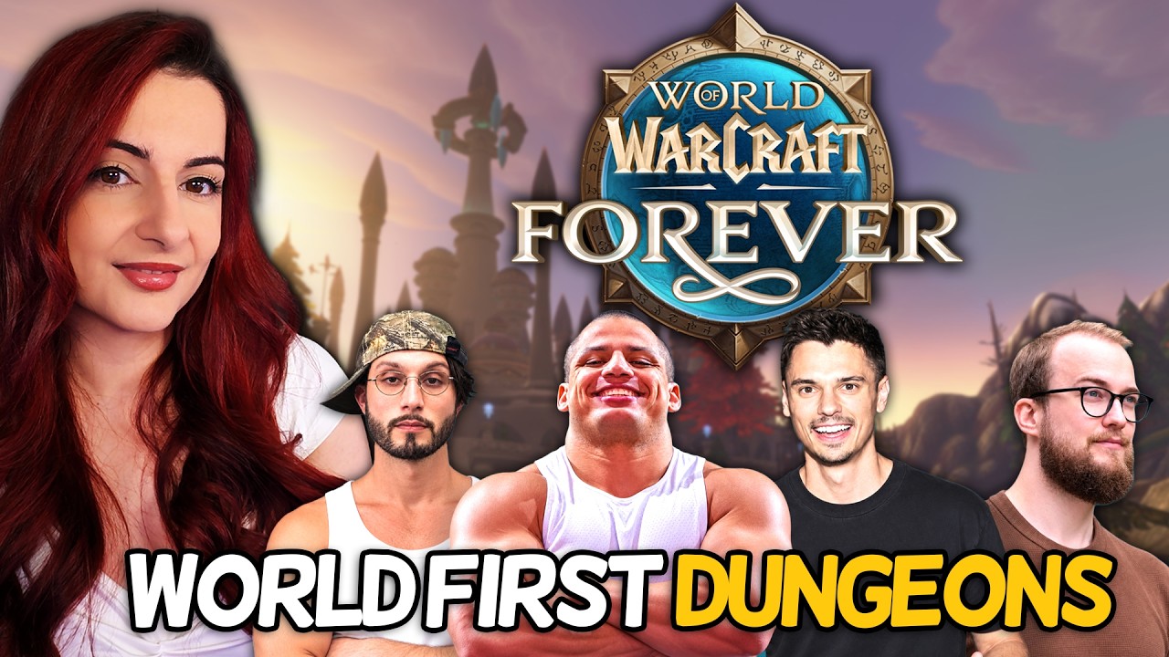WoW Forever Dungeons! First EVER hands on gameplay with Tyler1, BBNO$, Xaryu and Guzu