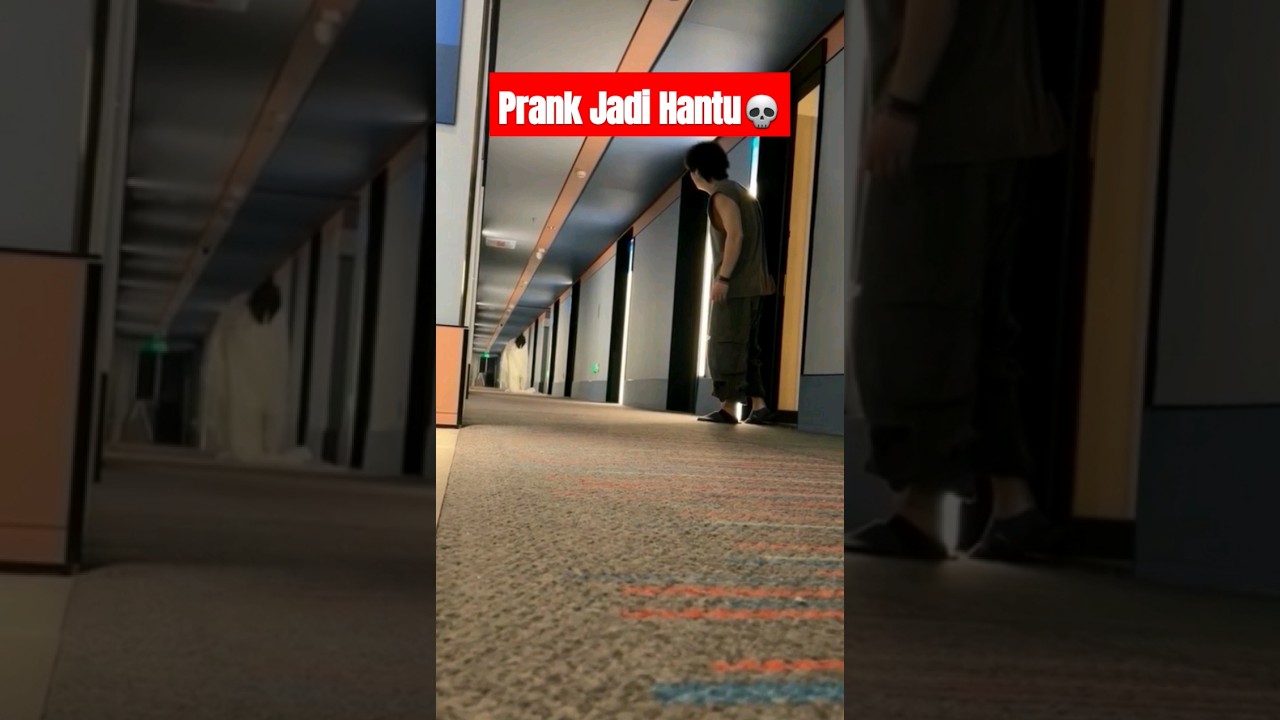 Prank‼️Jadi Hantu Penghuni Hotel👻 #prank #hantu #youtubeshorts #shortvideo #funny #viral #shorts