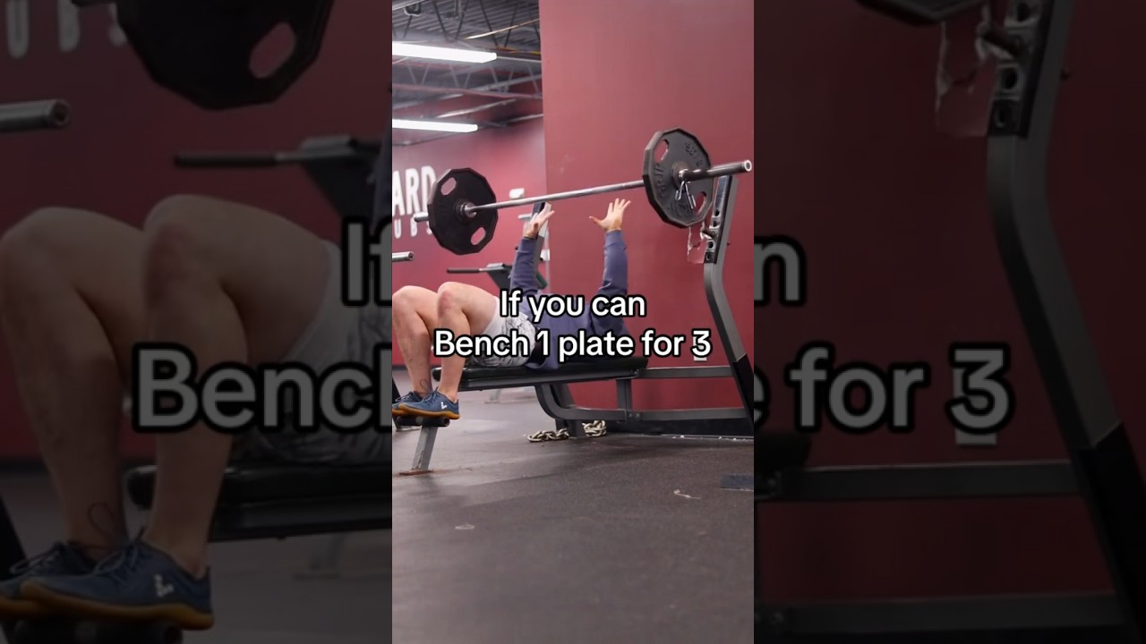 IF YOU CAN BENCH 1 PLATE FOR 3&hellip; 💀☠️