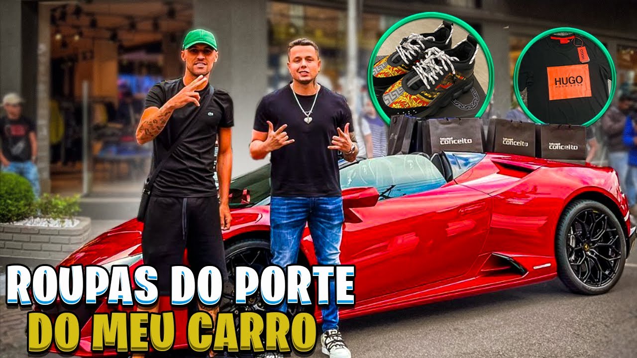 Wesley Alemão - Chegou de Lamborghini e comprou quase 20Mil em Roupas na Tatuapé Conceito!