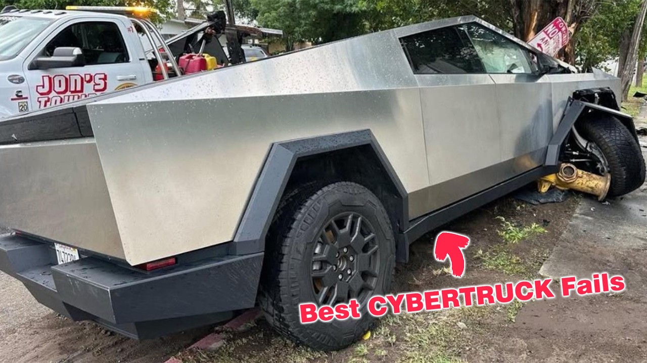 Аварии и поломки Cybertruck в 2026 году