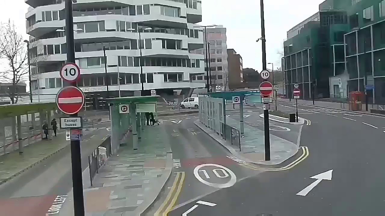 Full Route Visual + Small Diversion~64: Thornton Heath Pond - New Addington