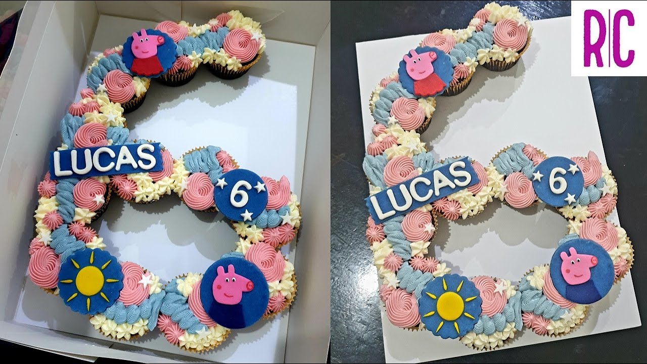 NUMBER CUPCAKE | How To Decorate Number Cupcake | Recel Creates