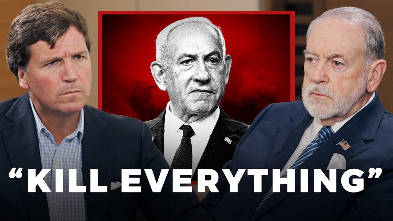 Mike Huckabee Desperately Tries to Defend Himself Against Tucker's Onslaught of Netanyahu Criticism