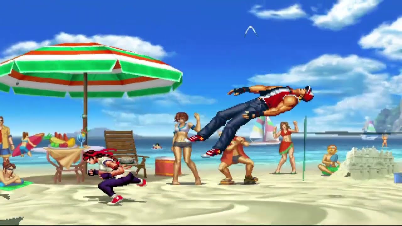 LUTAS NO MÁXIMO NO KOF 2002 UM ☝️ 