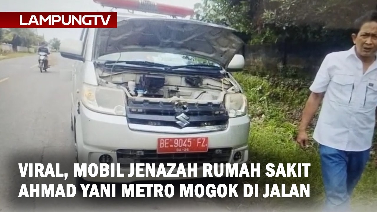 Viral, Mobil Jenazah Rumah Sakit Ahmad Yani Metro Mogok