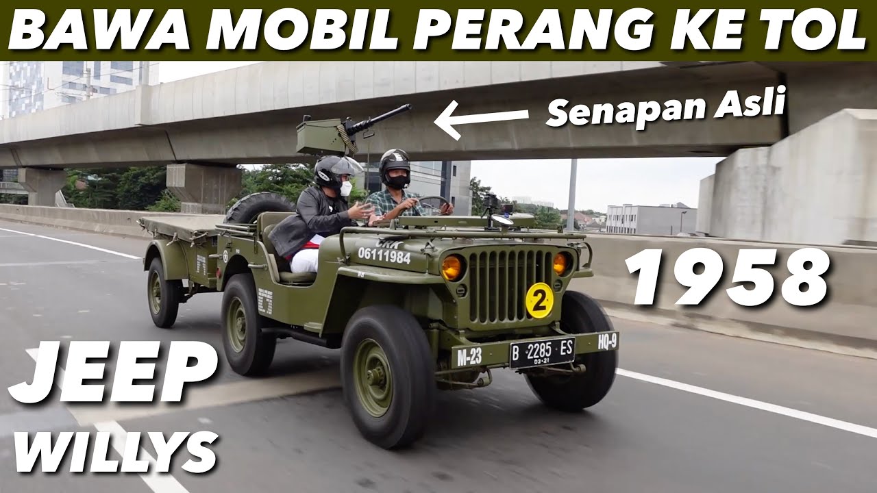 JEEP WILLYS 1958 INI SAYA GEBER TOP SPEED