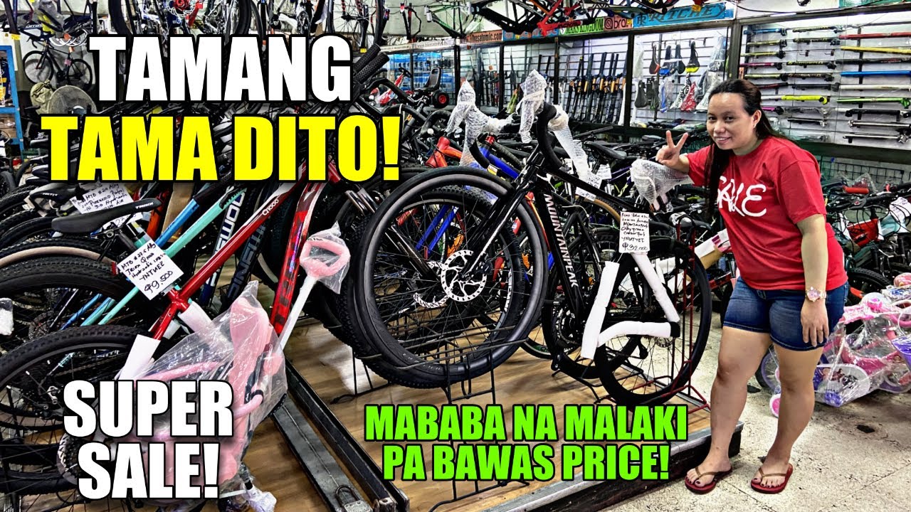 NADADAANAN MO TO! SUPER SALE NA TAMANG TAMA DITO! LOW PRICE NA MAS MAKAKABAWAS KA SA MTB & ROAD BIKE