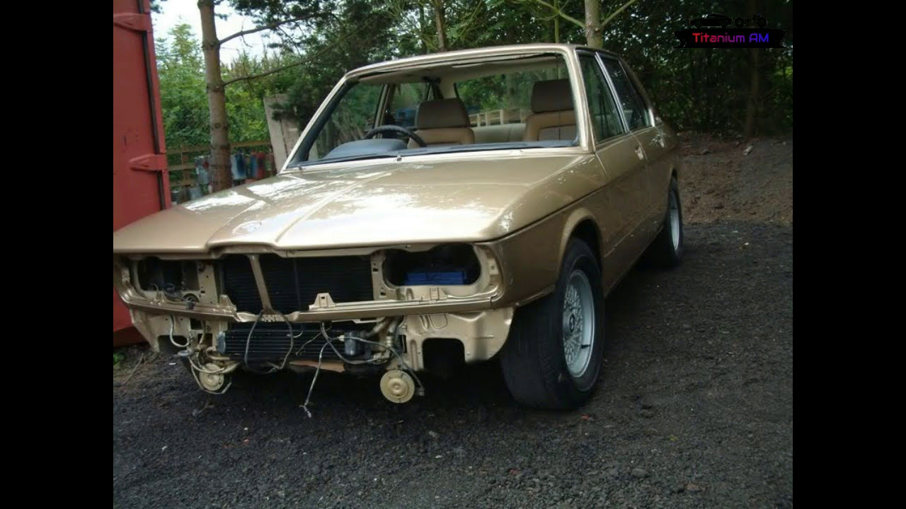1981 BMW E12 M535i gold RestoMod Project