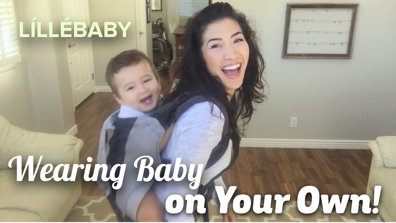 HOW TO: Put Baby in Carrier By Yourself (Back Carry), LILLEbaby CarryOn