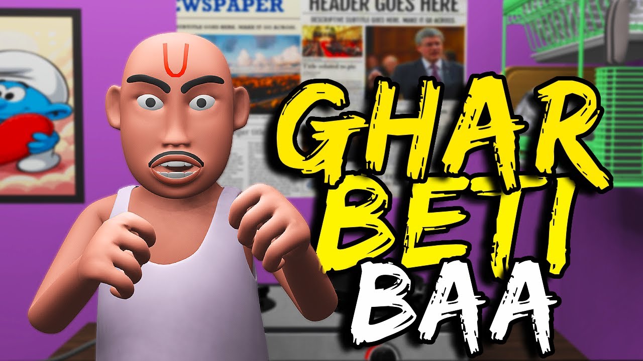 GHARBETI BAA | NEW NEPALI ANIMATED VIDEO | NEPALI COMEDY | MA XU NI