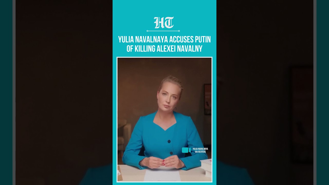Putin Accused By Yulia Navalnaya Of Murdering Opposition Leader Alexei Navalny | #shorts