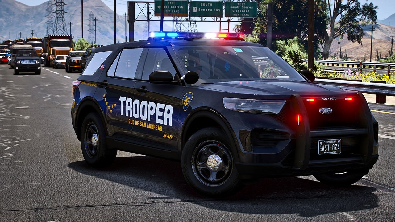TROOPER - Isle of San Andreas - Working that Radar - LSPDFR