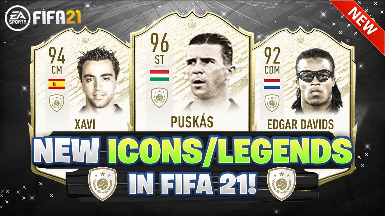 FIFA 21 | 30+ NEW ICONS IN FIFA 21?! | FT. XAVI, PUSKAS, EDGAR DAVIDS... etc