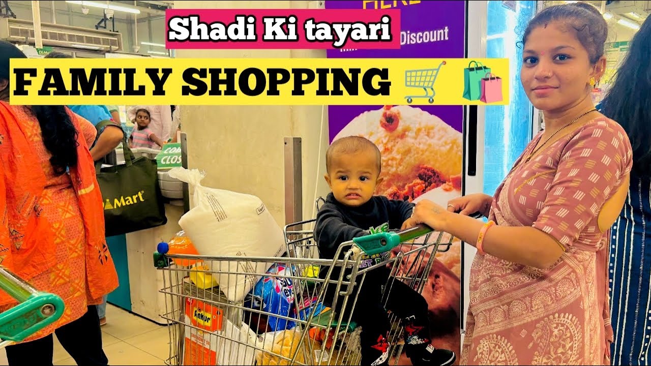 Family के साथ Shopping करने गये 🥰| Shadi Ki tayari | Sehwag Riddhi