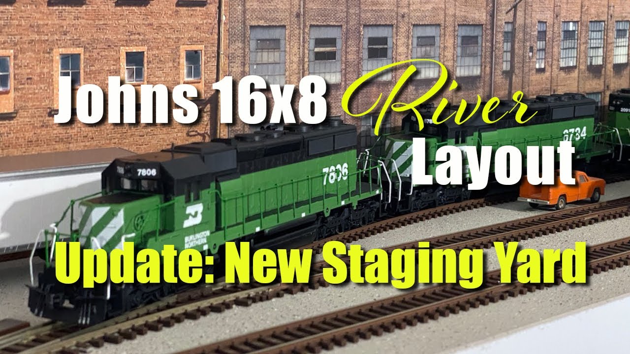 Johns Trains HO Scale River Layout Staging Yard 3.7