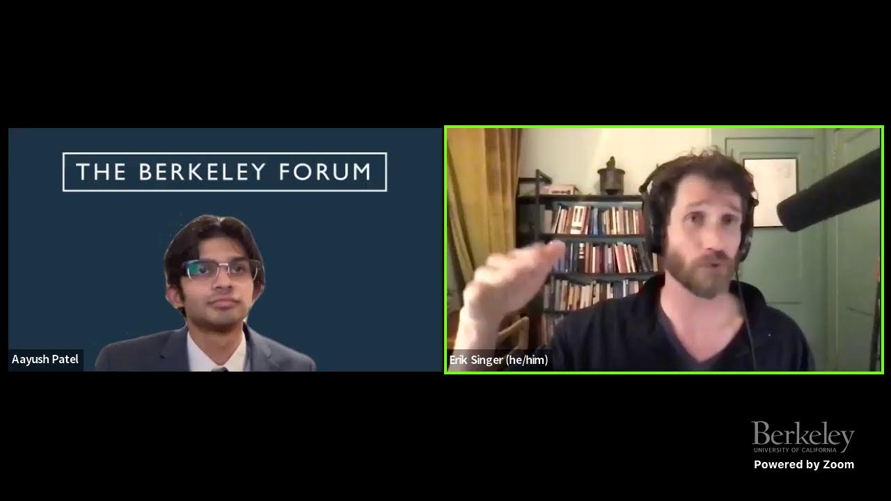 Accent Expert Erik Singer at the Berkeley Forum