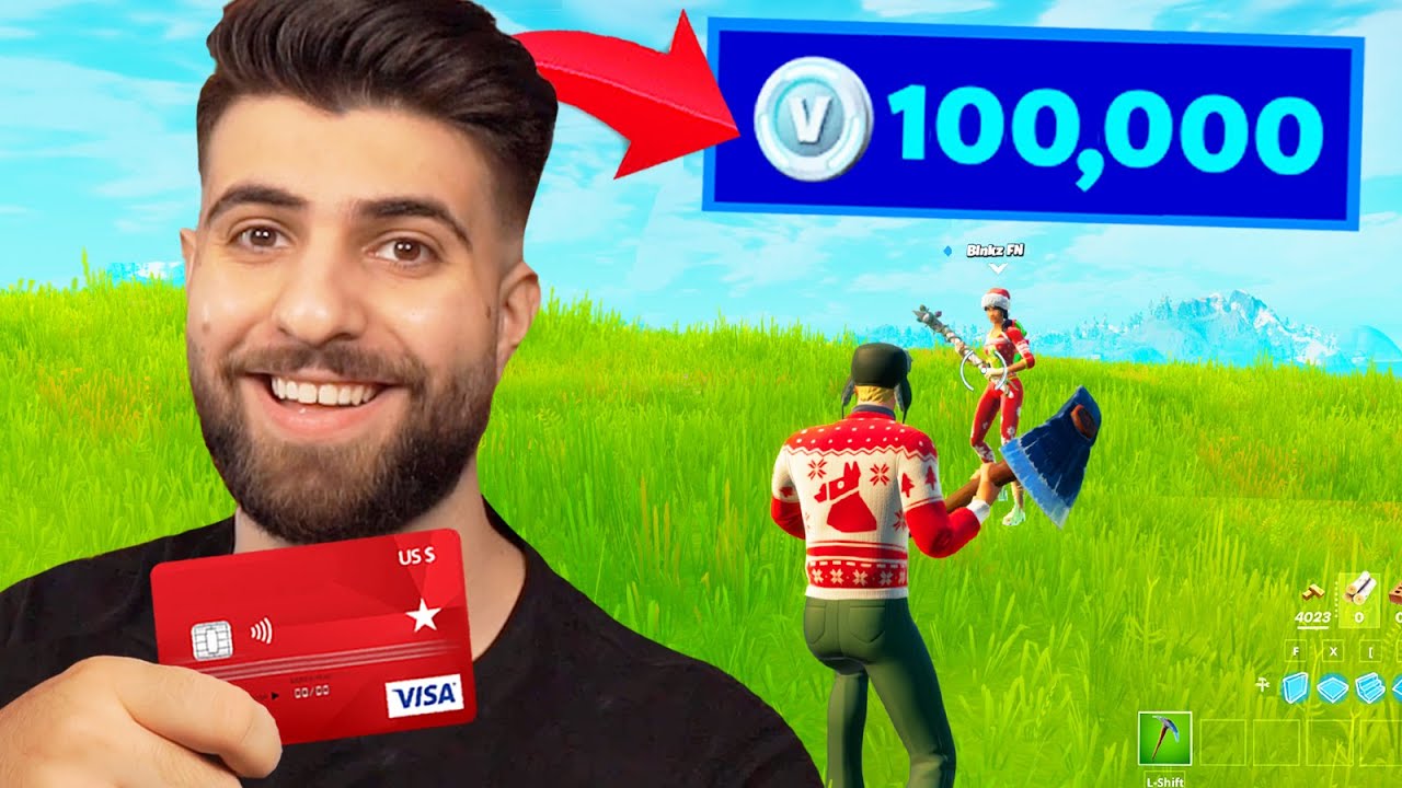 I Gave 100,000 VBucks to Random Duos for Christmas! (they cried)