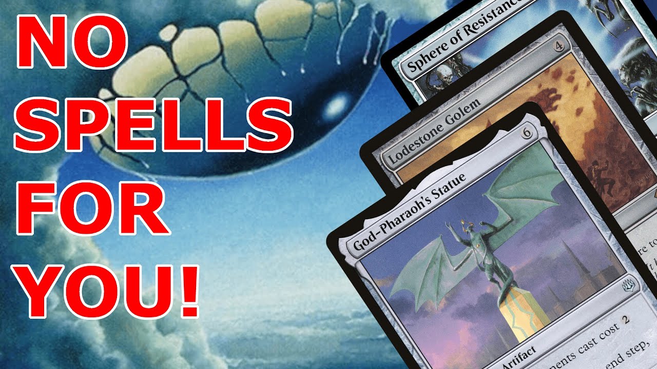 THE ULTIMATE PRISON DECK!  Colorless Stax Prison (Legacy Stax with Sphere of Resistance MTG)