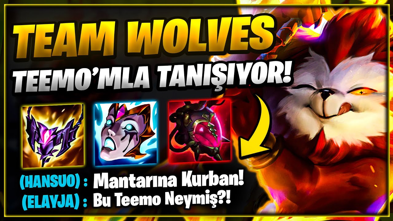 Team Wolves Ekibi EXEF TEEMO'SU İle Tanışıyor🤯🍄