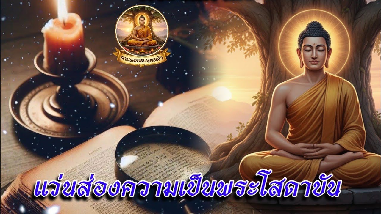 แว่นส่องความเป็นพระโสดาบัน  ตามรอยพระพุทธเจ้า 