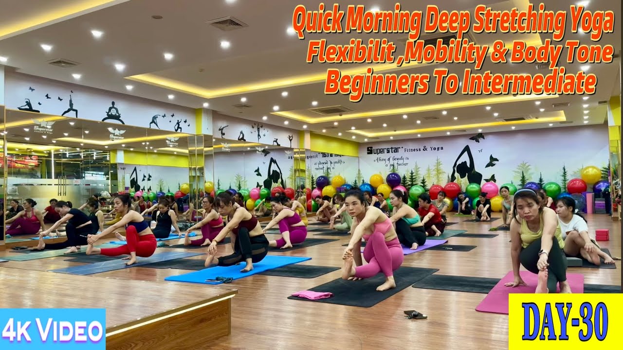 DAY-30 Quick Morning Deep Stretching Yoga Flexibility Mobility & Body Tone | Master Ranjeet Singh |