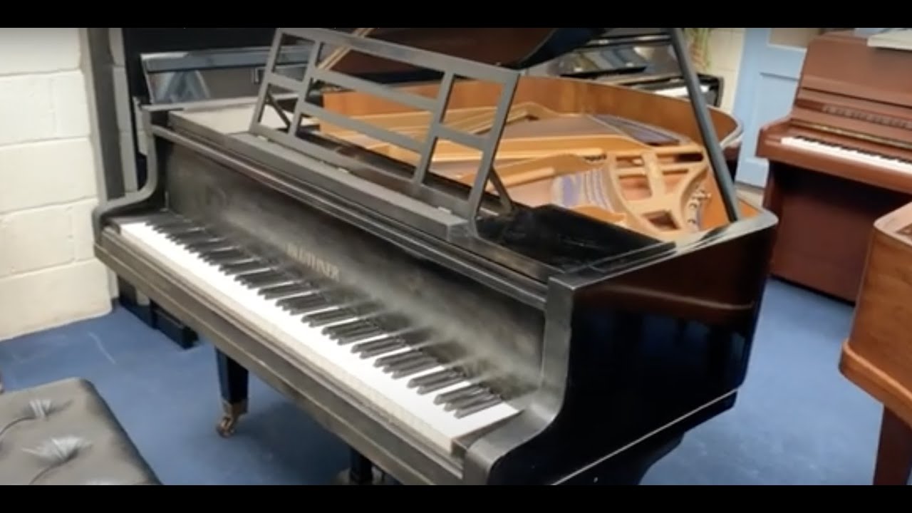 Bluthner IVa 160cm (5ft 3in) baby grand piano 1927 + regulating the repetition spring:
