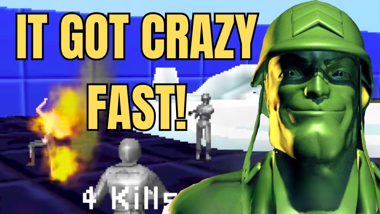 Папа против семилетних близнецов в игре Army Men Sargees Heroes (Chaos)