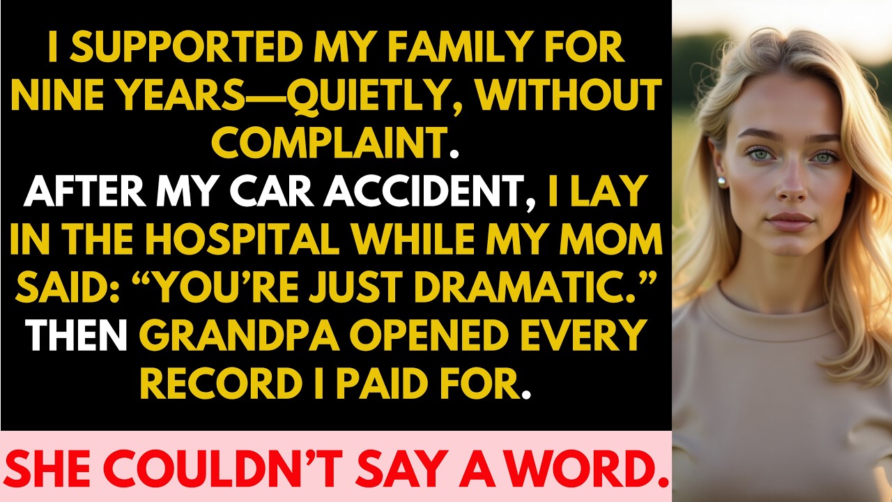 Supporting Family For 9 Years, Mom Still Called Me Selfish. Then Grandpa Spoke, And She Froze.