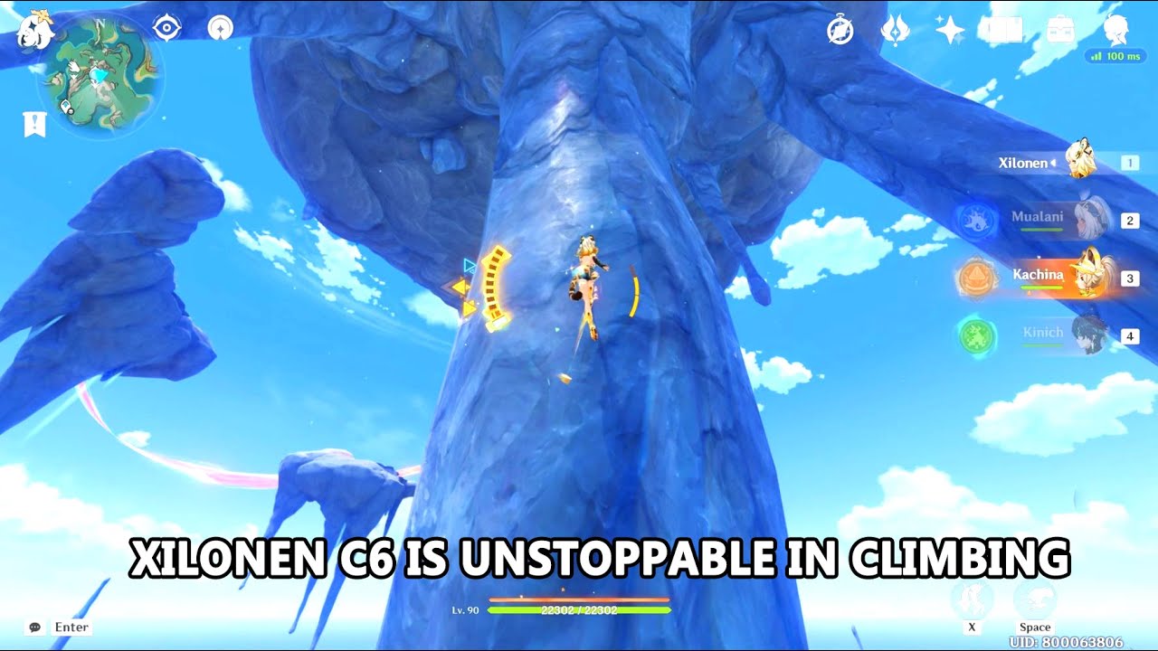 Xilonen C6 is Unstoppable in Climbing : 6 Min Showcase How the Natlan Team Works