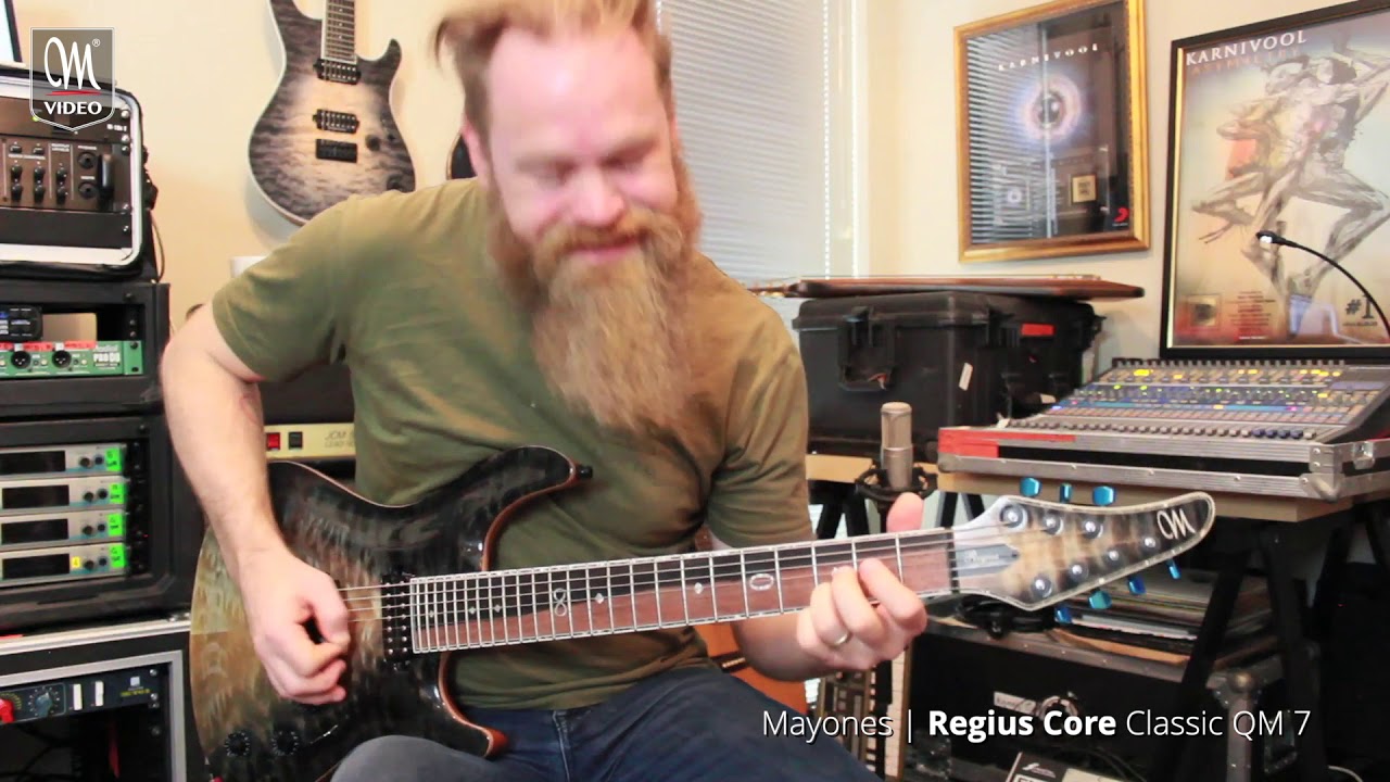 Mark Hosking - Karnivool - New Day - Playthrough - Mayones Regius Core Classic QM 7