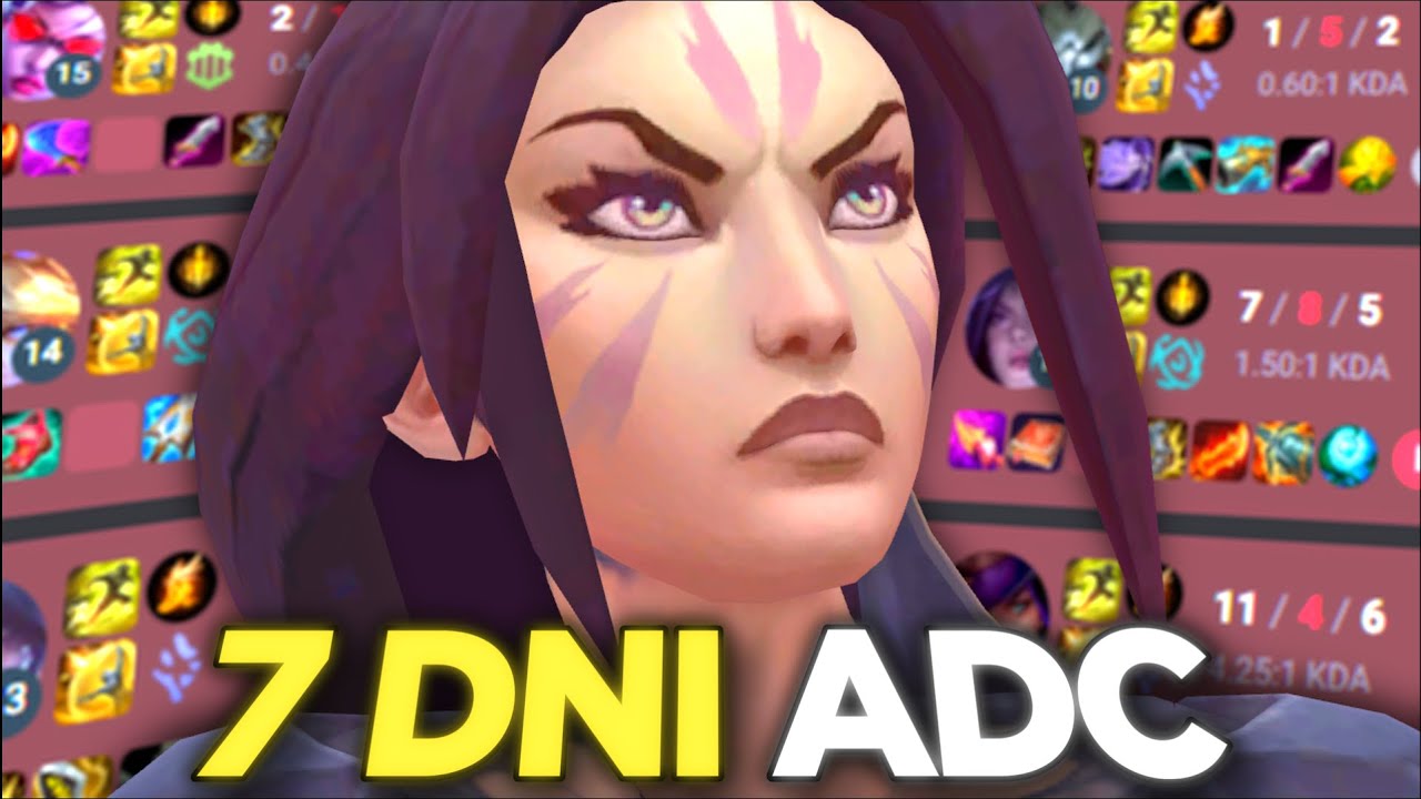Zostałem MAINEM ADC na 7 DNI w League of Legends